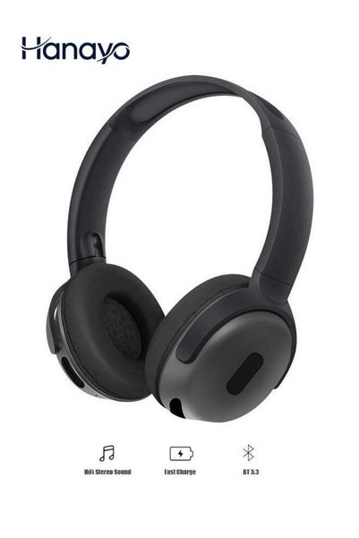 Hanayo Wireless Headphones Bluetooth 5.3 Wireless Headphones HiFi Stereo Max ...