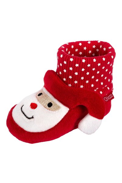 Chicco Ghete copii Olabix, textil, rosu cu model, 68024-67P