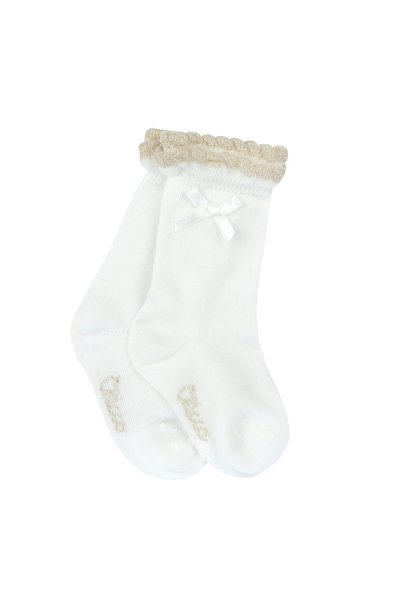 Chicco Sosete trei sferturi copii Chicco, alb, 05964-67MFCO