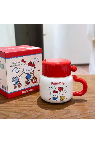 Generic Brand Ceramic Mug with Lid for Water Home Office