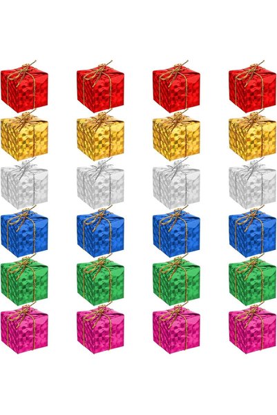 Generic Brand Cutie cadou mini de Crăciun, Ornament pentru bradul de Crăciun,...
