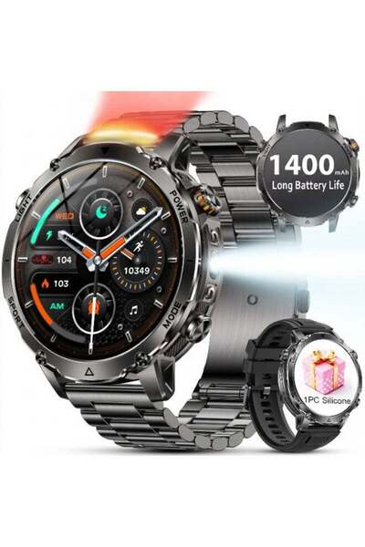 TDZDDYS Business Sports Smart Watch for Men, Zinc Alloy Body, 1400mAh Battery...