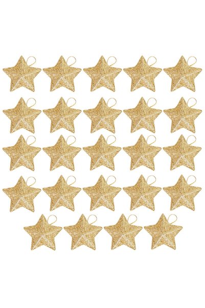 Generic Brand Set de 24 de decorațiuni de Crăciun, ornamente pentru bradul de...