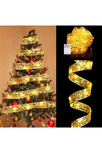 Generic Brand Ghirlande luminoase LED de Crăciun, 5M/16.4ft, 50 LED-uri, func...