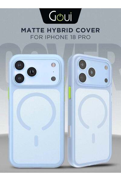 GOUİ iPhone 18 Pro/ 17 Pro Case – Hybrid MagSafe Case, Translucent Back Cover...