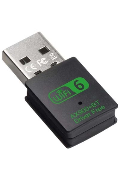 FLOWING محول USB لاسلكي يدعم تقنيتي الواي فاي والبلوتوث، سرعة 900 ميجابت في ا...
