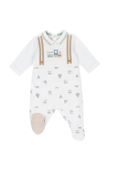 Chicco Salopeta bebelusi Chicco, Alb 2, 27122-66MFCI