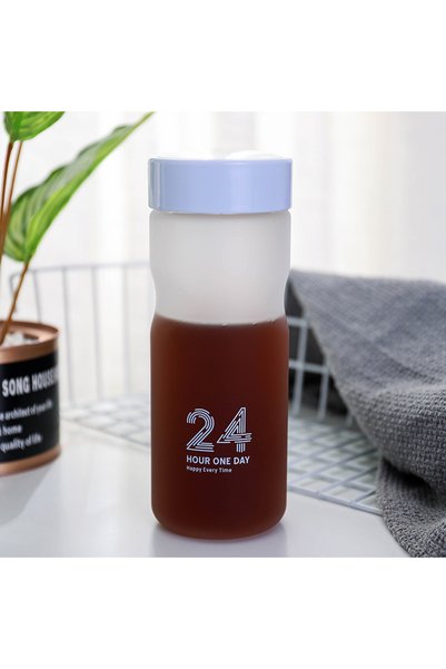 Generic Brand زجاجة مياه رياضية كورية بلاستيكية مطفية للاستخدام الخارجي، كوب ...