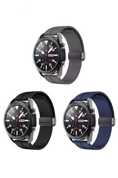 Neofit 3 Pcs 22mm Magnetic Silicone Watch Band Compatible with Huawei Watch G...