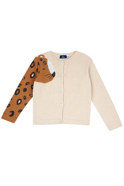 Chicco Cardigan tricotat copii Chicco, Bej, 02643-65MC