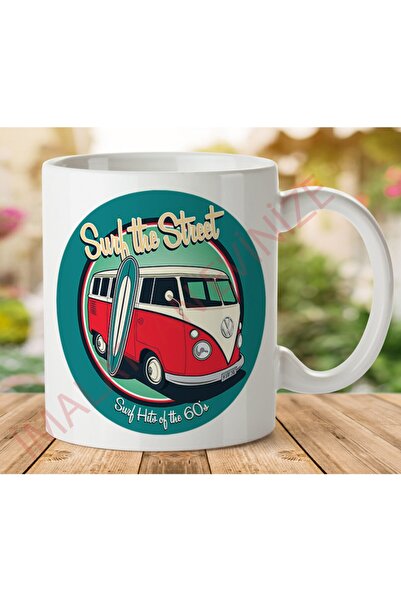 ART HEDİYE كوب فوسفوس سيرف ذا ستريت بتصميم مطبوع على الجانبين