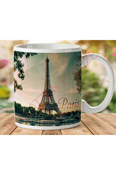 ART HEDİYE 1-361 كوب باريس برج إيفير مطبوع على الجانبين