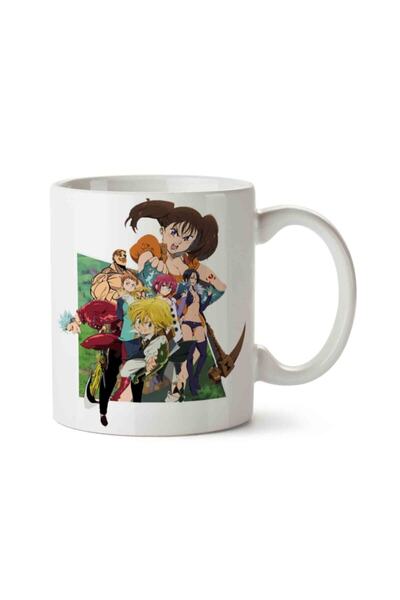 ART HEDİYE كوب Nanatsu No Taızaı مطبوع على الجانبين