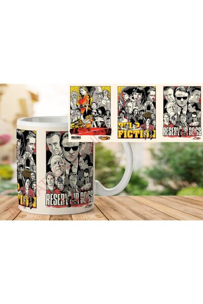 ART HEDİYE Tarantino Movies Two Sided Printed Mug
