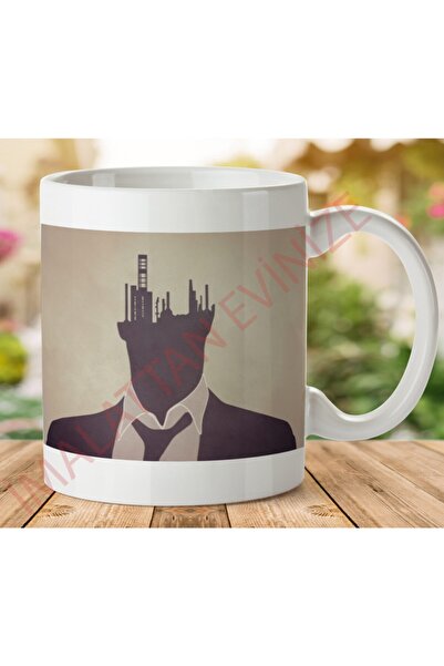 ART HEDİYE كوب مطبوع عليه صورة مطبوعة على الجانبين