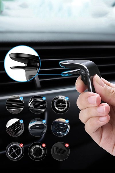 KLASİST Car Phone Holder and Car Parking Number Accessory Set