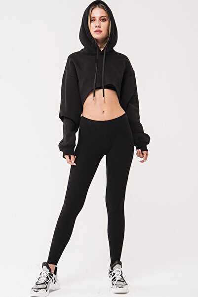 jilly jo Дамски черен памучен чорапогащник