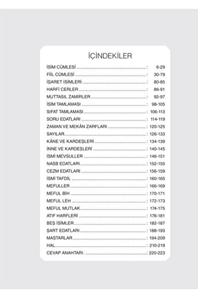 Genel Markalar Arapça Dil Bilgisi Soru Bankası & Başlangıç Düzeyi A1-a2