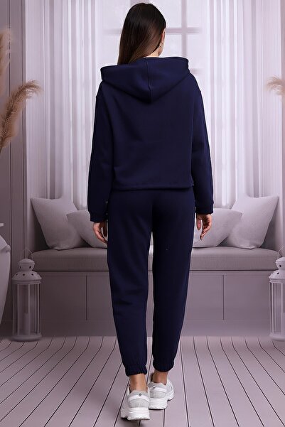 Deafox Σετ φόρμας Navy Blue For Angels Print