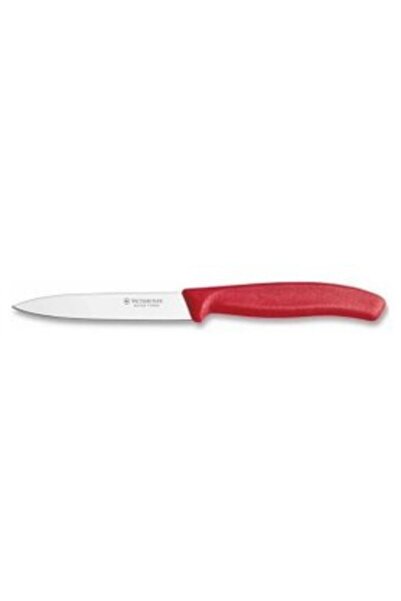 Victorinox Soyma Bıçağı 10 Cm Fibrox Kırmızı 6.7701