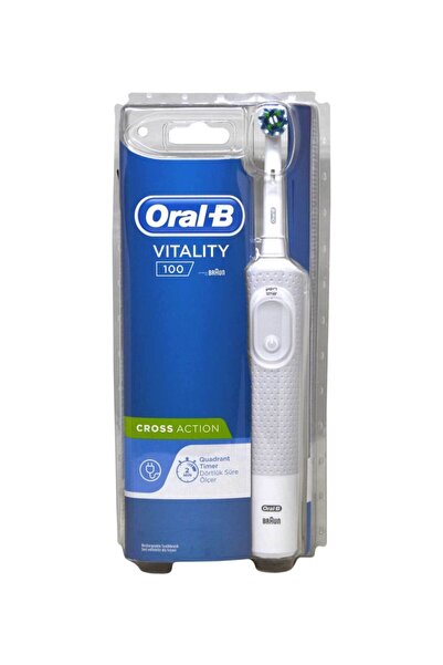 Oral-B Oral B Şarjlı Diş Fırçası Vitality 100 Cross Action Beyaz