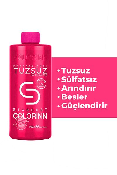 Colorinn شامبو بريميوم سيريز برو خالي من الملح 500 مل