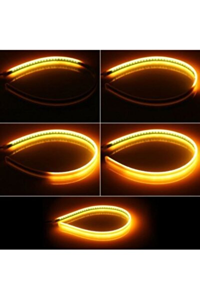 mısırlı grup Far Üstü & Far Içi Selamlamalı Sinyalli Buzmavi-Turuncu Kayar Le...