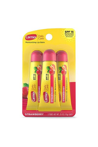 Carmex Daily Care 3 Pack Strawberry 10 G