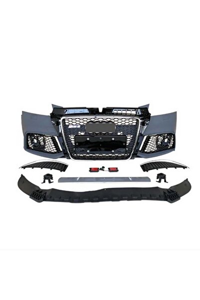 OLED GARAJ Audi A3 İçin Uyumlu RS3 Ön Tampon Panjur Seti - HB ( 8P Makyajlı Kasa ) 2009 - 2012
