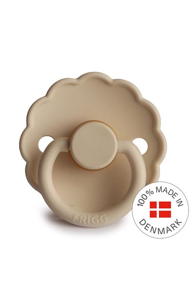 Frigg Frigg Daisy Rubber Pacifier - Croissant 0-6 Months