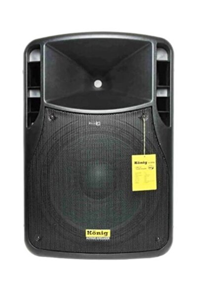 König K-1512 12 Inc 600w 2 Yollu Pasif Siyah Kabin