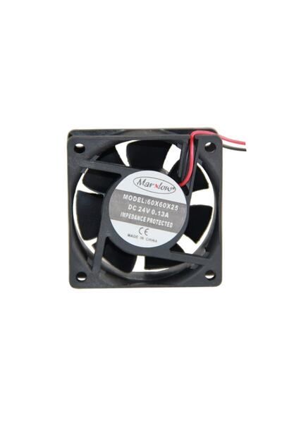Marxlow 60x60x25mm 24V DC 2 Pin مروحة بلاستيكية