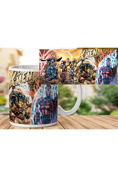 ART HEDİYE كوب مطبوع على الجانبين من X-men