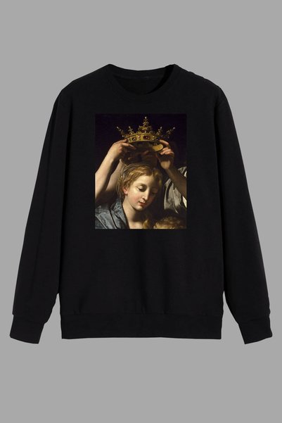 perseusshopping Slika Art Bartolomeo Cavarozzi Štampano Crna majica