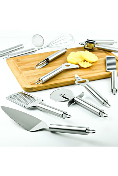 mutfakfoni Pratik Mutfak Gereçleri Metal 10 Lu