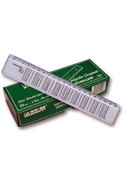 Yıldızlar Ruler with Multiplication Tables - 8692905011018