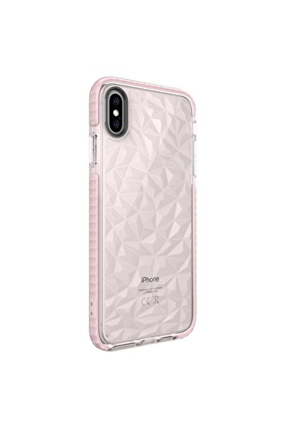 zore Iphone Xs Max 6.5 Uyumlu Kılıf Buzz Köşeleri Airbagli Prizmatik Tasarım