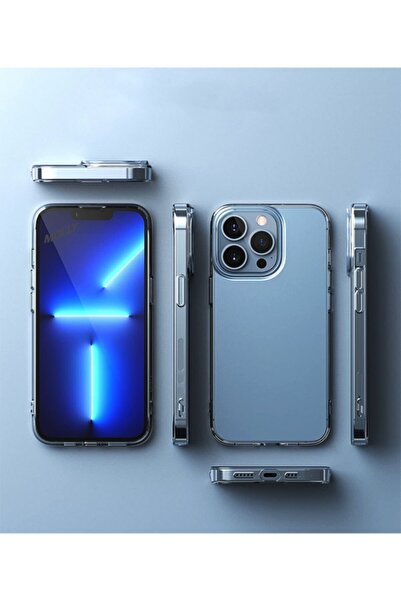 Molly Iphone 13 Pro Uyumlu Şeffaf Silikon Kılıf
