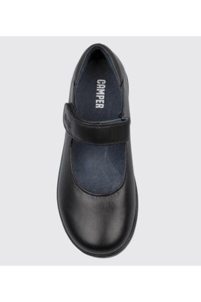 CAMPER Spiral Comet Black Girl's Ballerinas