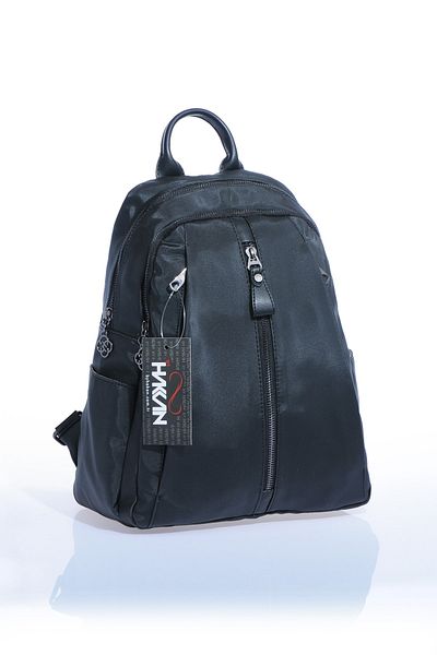 By Hakan Mega-604 Women's Satin Backpack Black