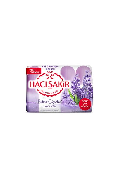Hacı Şakir Spring Flowers Lavender Beauty Soap 4x70 G