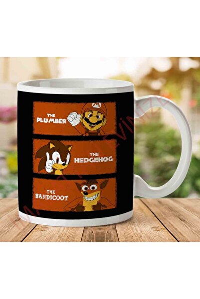 ART HEDİYE 1-903 كوب Good The Bad And The Ugly Mario Sonic And Crash