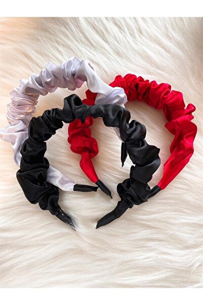 Shopiolog Σετ κορώνα μαζεμένο σατέν 3 τεμαχίων