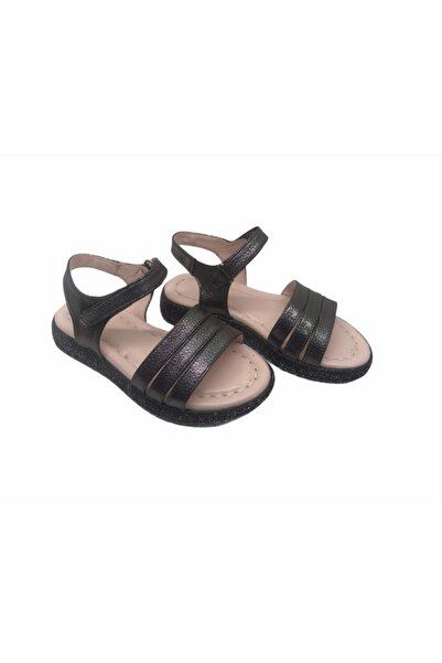 Sanbe 502 T 4402 27-30 Kız Çocuk Sandalet Platin
