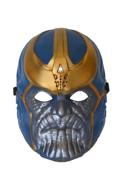AVENGERS Thanos Maske Yenilmezler Tanus Maskesi Işıklı Sesli