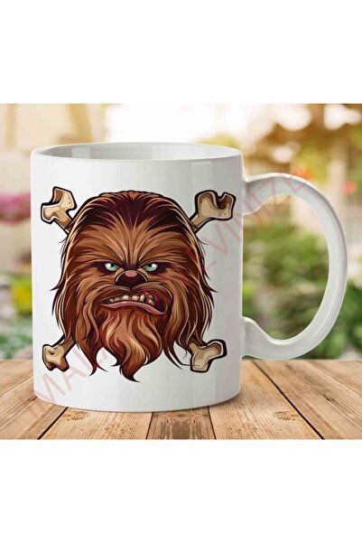 ART HEDİYE كوب مطبوع عليه وجهين من Chewbacca Star Wars