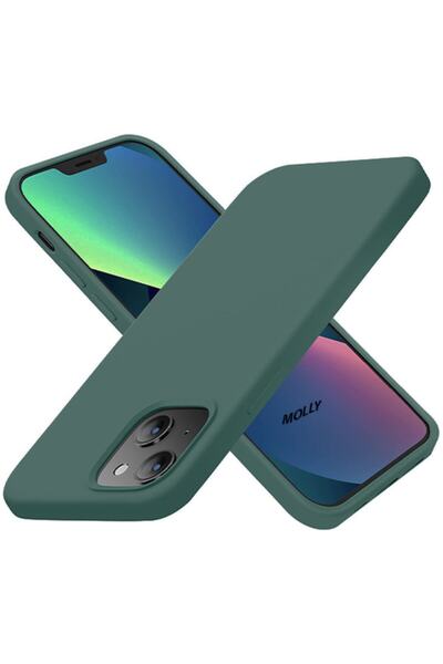 Molly حافظة سيليكون سائلة متوافقة مع هاتف آيفون 13