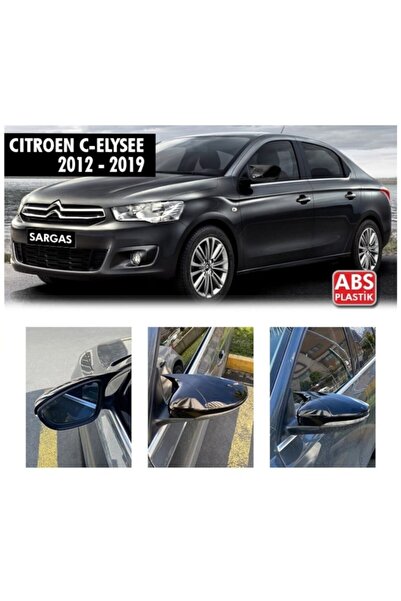 HYM TUNİNG Citroen C Elysee Yarasa Ayna Kapağı - Parlak Siyah Abs Plastik