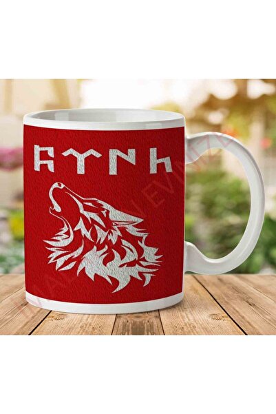 ART HEDİYE Turkish Red Two Sided Printed Mug