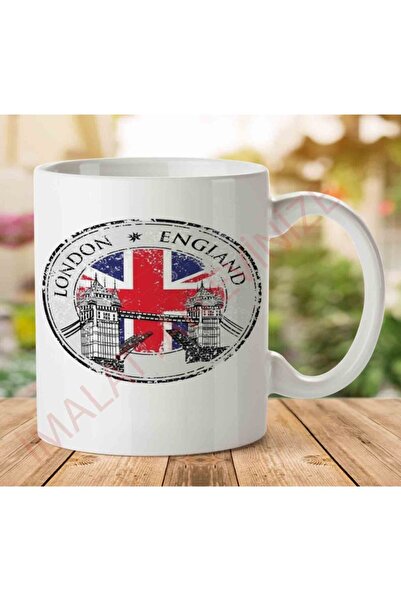 ART HEDİYE كوب إنجلترا لندن مطبوع على الجانبين